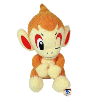 Authentic Pokemon plush Chimchar Kutsurogi Time 28cm long, banpresto